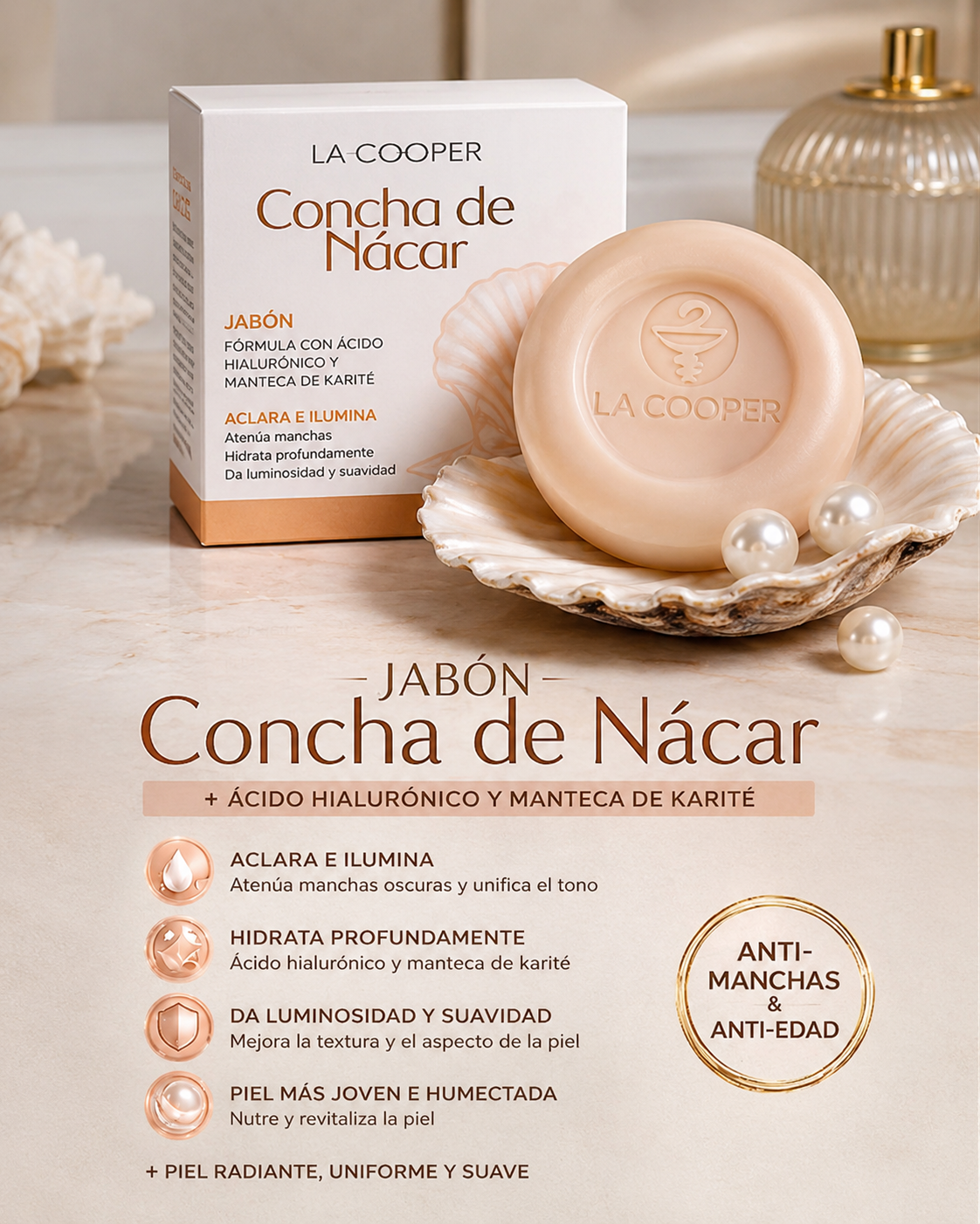 Jabón Concha de Nácar